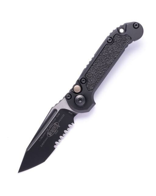 Microtech L.U.D.T. T/E Gen III Tactical Partial Serrated 3.5in Automatic Folding Knife Automatic Folder - Microtech