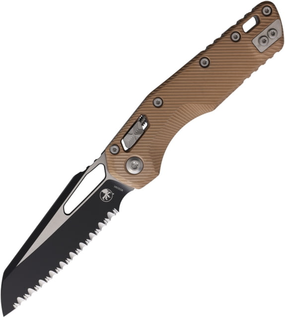 Microtech MSI Ram-Lok FS Fluted Brown MCT - Microtech Knives