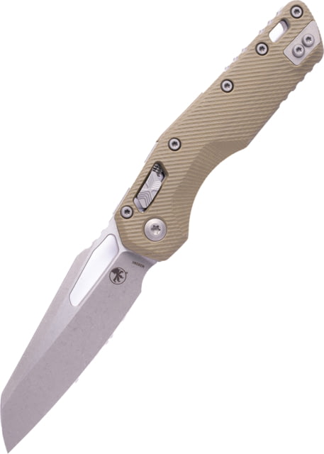 Microtech MSI S/E Fluted G-10 Apocalyptic Standard 3.88in Folding Knife Od Green - Microtech