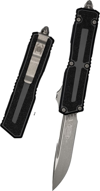 Microtech Scarab II 2023 S/E Apocalyptic STD 3.95in Folding Knife Black - Microtech