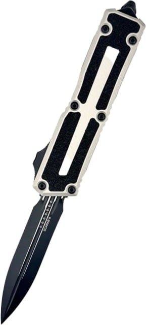 Microtech Scarab II Gen III D/E Black Standard 3.95in Folding Knife Natural Clear - Microtech