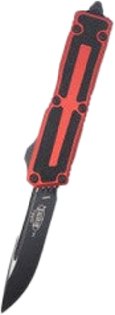 Microtech Scarab II Gen III S/E Black Standard 3.95in Folding Knife Red - Microtech