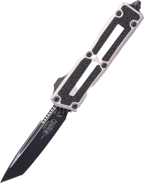 Microtech Scarab II Gen III T/E Black Standard 3.95in Folding Knife Natural Clear - Microtech
