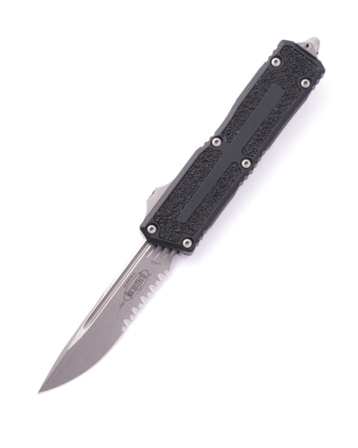 Microtech Scarab II S/E Gen III Apocalyptic Partial Serrated 3.95in Automatic Folding Knife Double-Action OTF