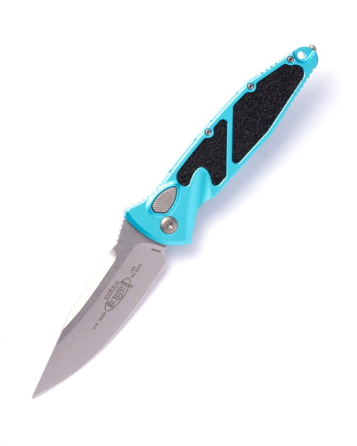 Microtech Socom Elite Auto S/E Stonewash Standard 4.05in Automatic Folding Knife Automatic Folder Turquoise - Microtech