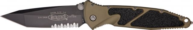 Microtech Socom Elite Knife Tan 5 1/8in. Closed MCT - Microtech