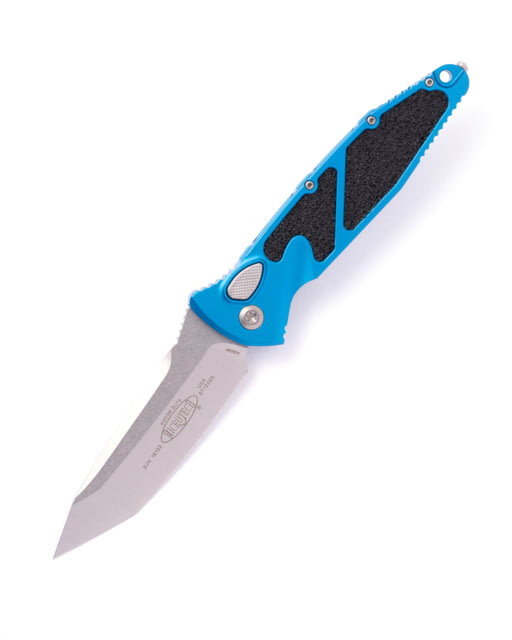 Microtech Socom Elite T/E-A Stonewash Standard 4.05in Automatic Folding Knife Automatic Folder Blue - Microtech