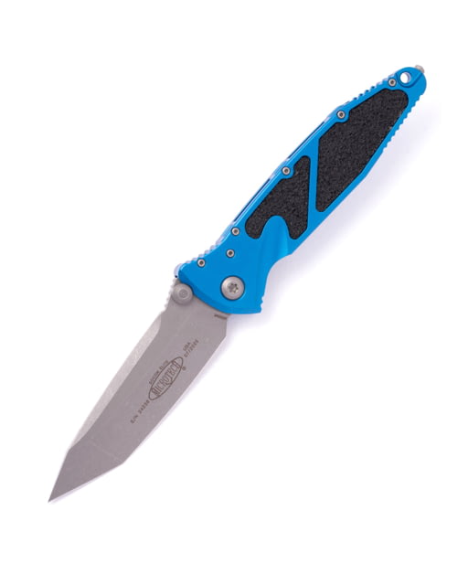 Microtech Socom Elite T/E Apocalyptic Standard 4in Folding Knife Manual Folder Blue - Microtech