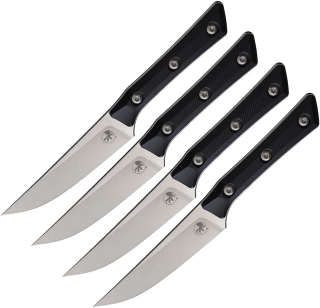 Microtech Steak Knife Set Black G10 MCT - Microtech Knives