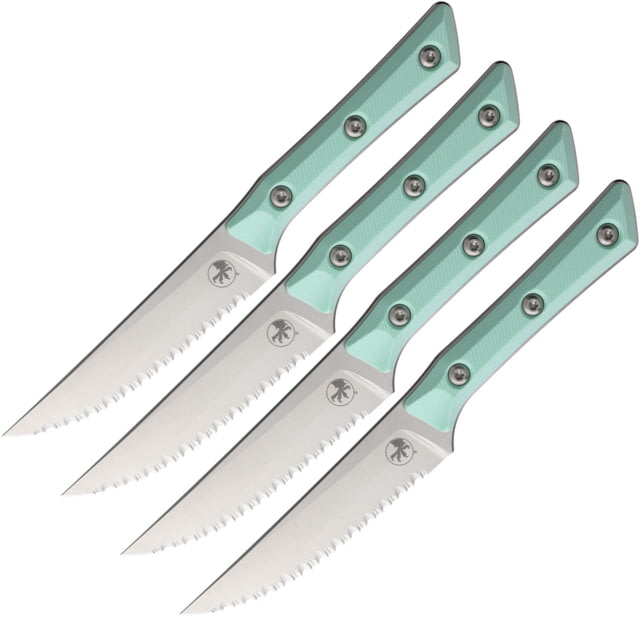 Microtech Steak Knife Set Blue MCT - Microtech Knives