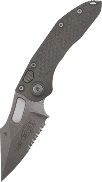 Microtech Stitch S/E Apoc Natural P/S 3.75in Folding Knife Black - Microtech