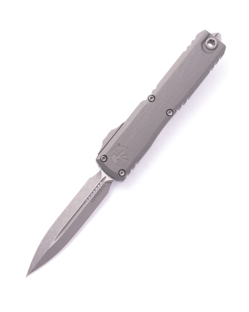 Microtech Ultratech Gen III ZBP D/E Apocalyptic Standard 3.55in Automatic Folding Knife Natural Clear - Microtech
