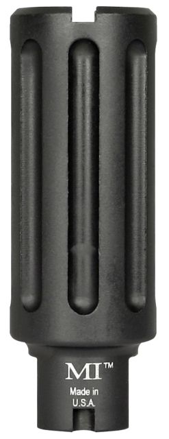 Midwest Industries Midwest Industries .30 Caliber Rifles M14X 1.0 LH TPI 3.375 Inch Aluminium Blast Can Includes Crush Washer Black - $35.49 at Optics Planet