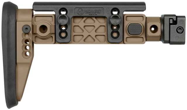 USED Midwest Industries AK Alpha Series Folding Stock FDE MI-AK-ALPHA-FS-FDE - Midwest Industries
