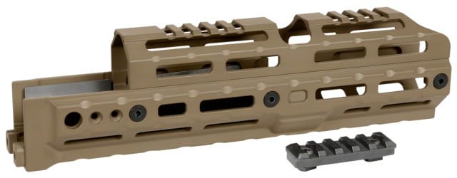 USED Midwest Industries AK Alpha Series M-LOK Handguard FDE 10 inch MI-AK-ALPHA-10.0-FDE - Midwest Industries