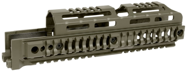 Midwest Industries AK Alpha Series Quad Rail Handguard 10.0in Magpul ODG