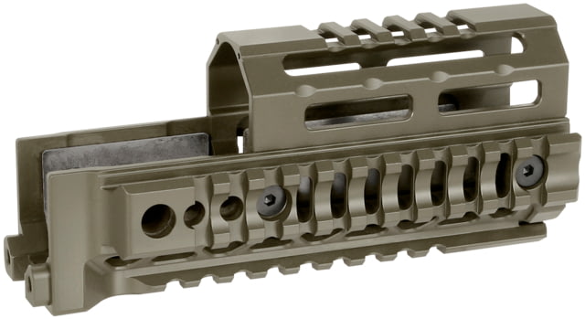 Midwest Industries AK Alpha Series Quad Rail Handguard 6.0in Magpul ODG