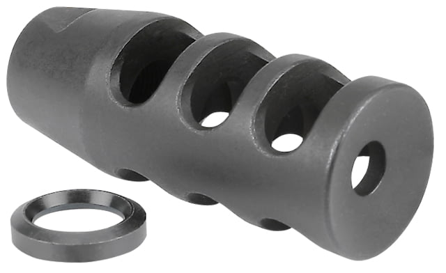 Midwest Industries AR-15 5.56/.223 Muzzle Brake 1/2 x 28 Steel Black
