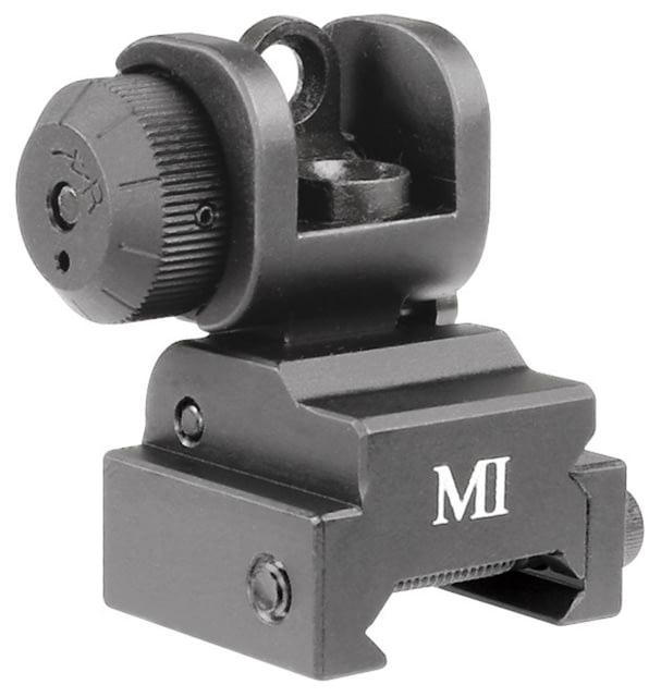 Midwest Industries Top Mounted Deployable Rear Sight Black MCTAR -ERS
