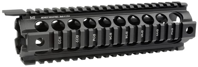 USED Midwest Industries Gen2 Two-Piece Drop-In Handguard Mid-Length Black MCTAR-18G2 - Midwest Industries