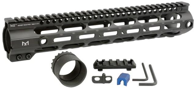 Midwest Industries High Combat Rail Handguard DPMS LR-308 12.625 in M-LOK .210 Tang Height Anodized Black - Midwest Industries