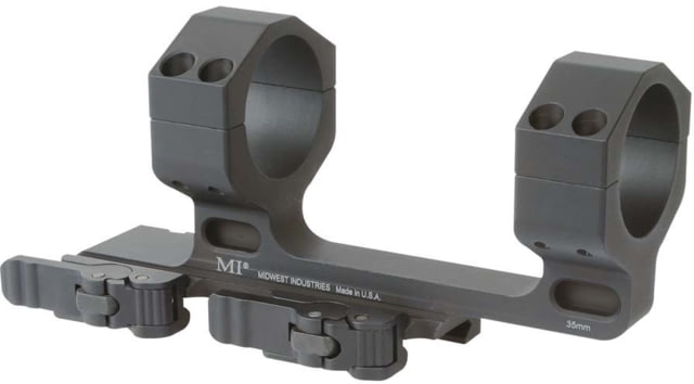 Midwest Industries High QD Scope Mount W/1.5in Offset 35mm Black