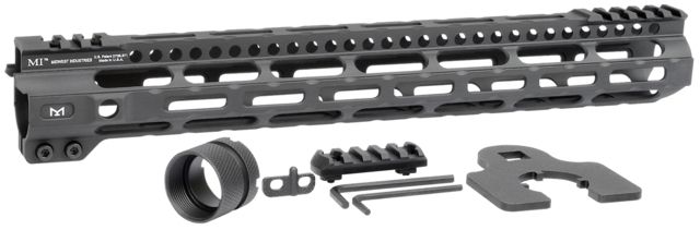 Midwest Industries USED Midwest Industries MI Combat Rail Lightweight Series Handguard M-LOK compatible Black 14in MI-CRLW14 - $177.99 at Optics Planet