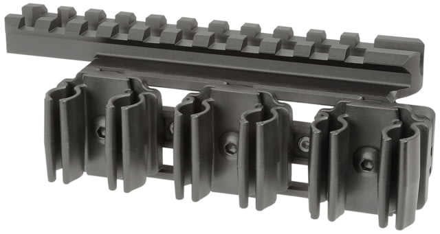 Midwest Industries Optic Rail Shell Holder Works with Marlin & Henry 38/357 44 Mag and 45 Colt receivers 5 in Black - Midwest Industries