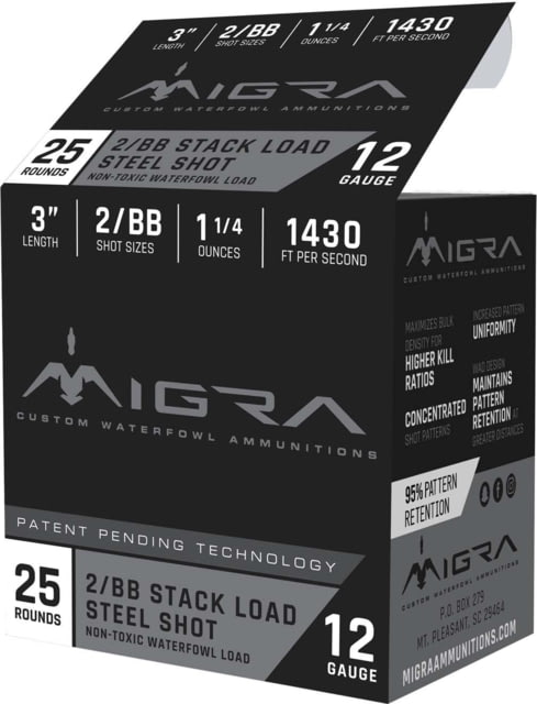 ra 12 Gauge 1 5/8 Oz 3 In Shotgun Ammunition 2/BB 25 Round Ammo