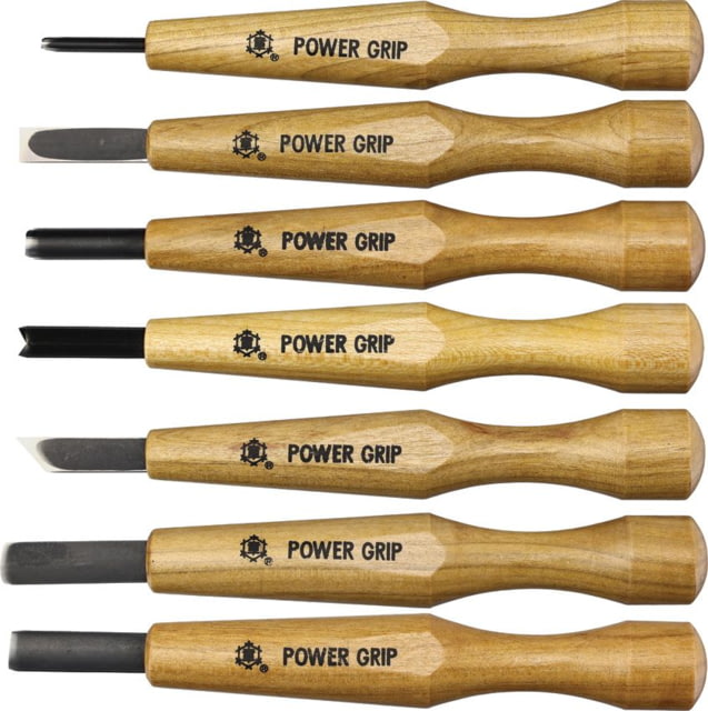 Mikihisa Power Grip Wood Chisel Set 7-Piece - Mikihisa