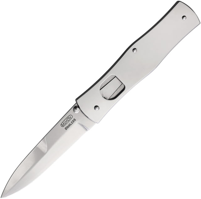 Mikov SMART Folding Knife 4.75in Closed 3.75in Mirror 420 Stainless Steel Blade Mirror 420HC Stainless Steel Handle - Mikov