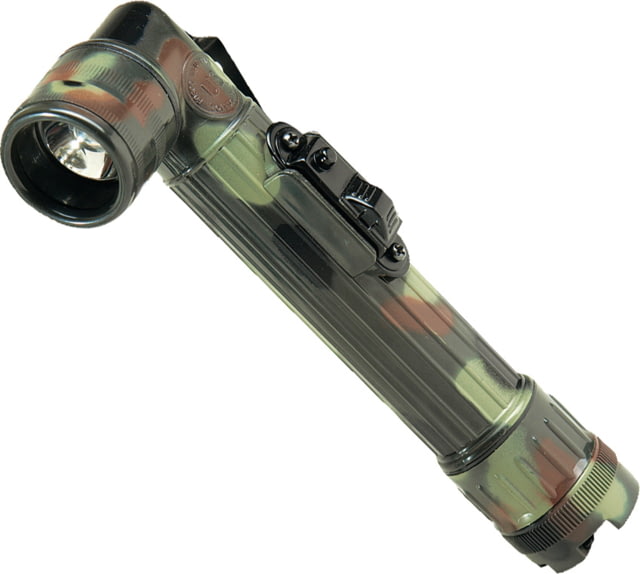 MIL-TEC Small Anglehead LED Flashlight Flecktarn Camo Small - Mil-Tec