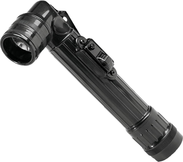 MIL-TEC Medium Anglehead LED Flashlight Black Medium - Mil-Tec