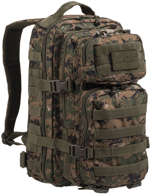 MIL-TEC Assault 20L Backpack Digital Woodland Camo 20L - Mil-Tec