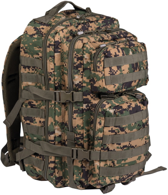 MIL-TEC Assault 36L Backpack Digital Woodland Camo 36L - Mil-Tec