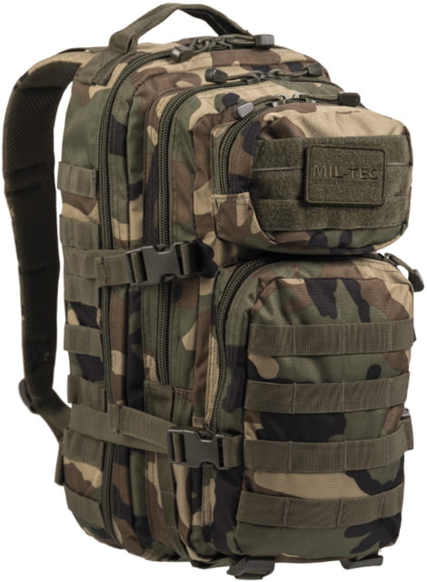 MIL-TEC 20L Assault Pack Woodland Camo - Mil-Tec