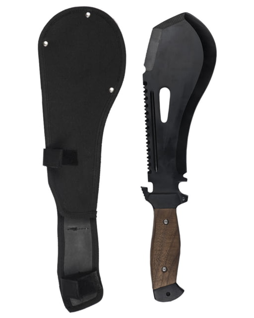 MIL-TEC 9.8in Bolo Machete w/Scabbard Black - Mil-Tec