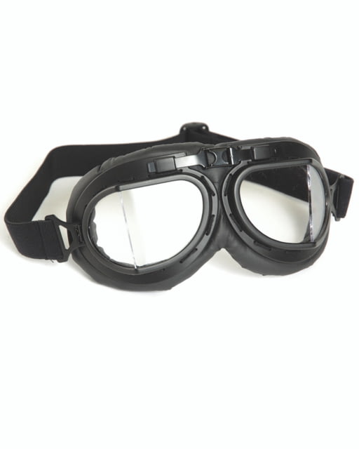 MIL-TEC British Raf Style Aviator Goggles Black Adjustable