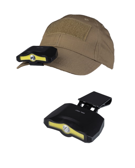 MIL-TEC Cap 150 Lumen LED/XPE Headlamp Black 2.3 x 3.1 x 2.55 - Mil-Tec