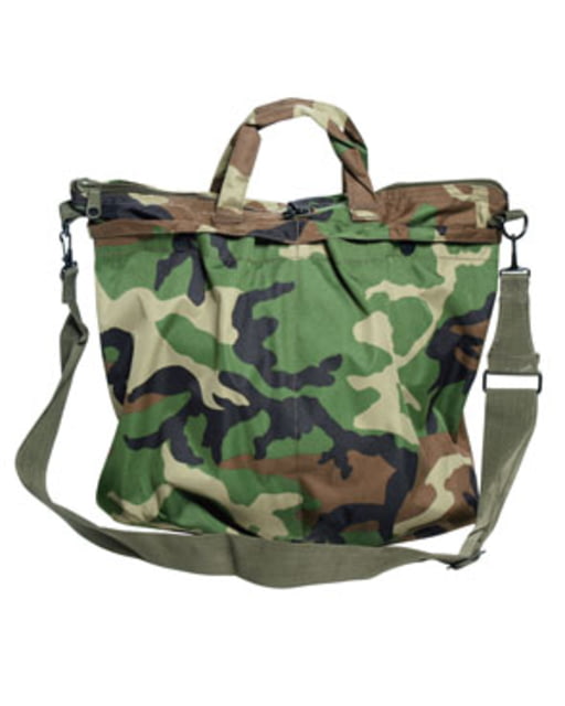 MIL-TEC Flyer Helmet Bag Woodland Camo 19 x 17 - Mil-Tec