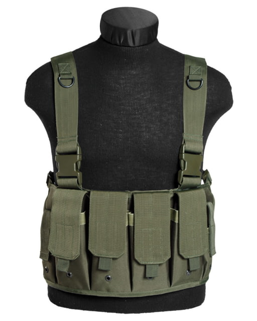 MIL-TEC Mag Carrier Chest Rig Olive Drab Adjustable - Mil-Tec