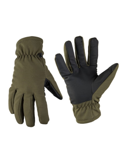 MIL-TEC Thinsulate Softshell Gloves Olive Drab Extra Large - Mil-Tec