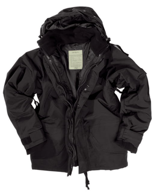 Mil-Tec MIL-TEC Trilam Wet Weather Jacket w/ Fleece Liner - Men's Black Large - $126.79 at Optics Planet