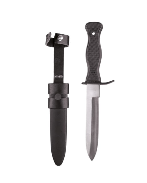 MIL-TEC Combat 5.7in Fixed Blade Knives Black - Mil-Tec