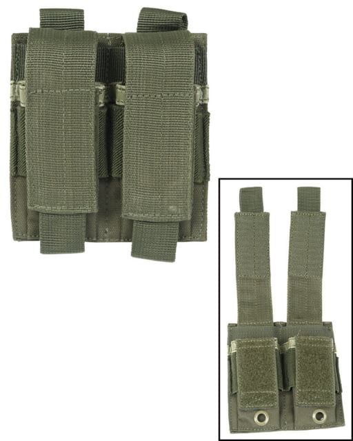 MIL-TEC Double Pistol Magazine Pouch Olive Drab 4.5 x .80 x 4.7 - Mil-Tec