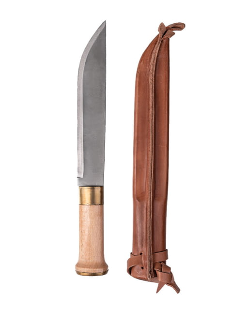 MIL-TEC Finnish 9in Fixed Blade Knives w/Sheath Brown - Mil-Tec