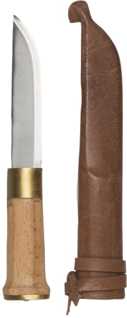 MIL-TEC Finnish 5.3in Fixed Blade Knives w/Sheath Brown - Mil-Tec