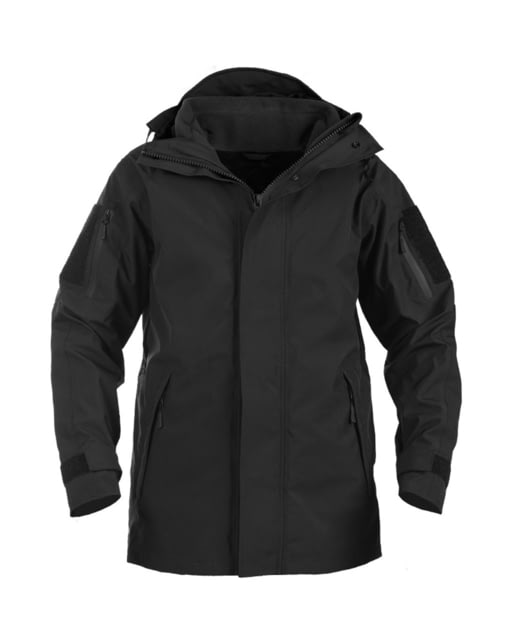MIL-TEC Gen II Trilam Wet Weather Jacket w/Fleece Liner - Men's Black Small