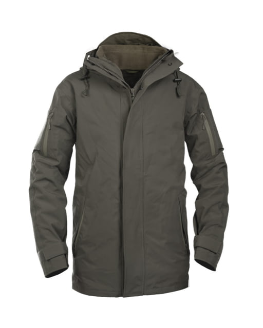 MIL-TEC Gen II Trilam Wet Weather Jacket w/Fleece Liner - Men's Ranger Green Small