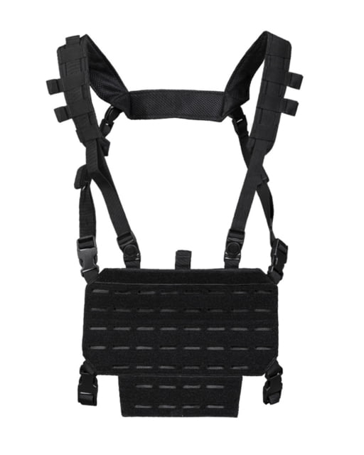 MIL-TEC Lightweight Chest Rig Black Adjustable - Mil-Tec
